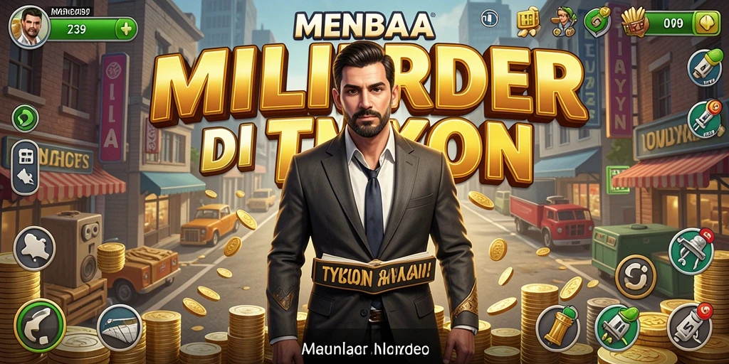 Tampilan menarik dari gameplay Tycoon di 2739.