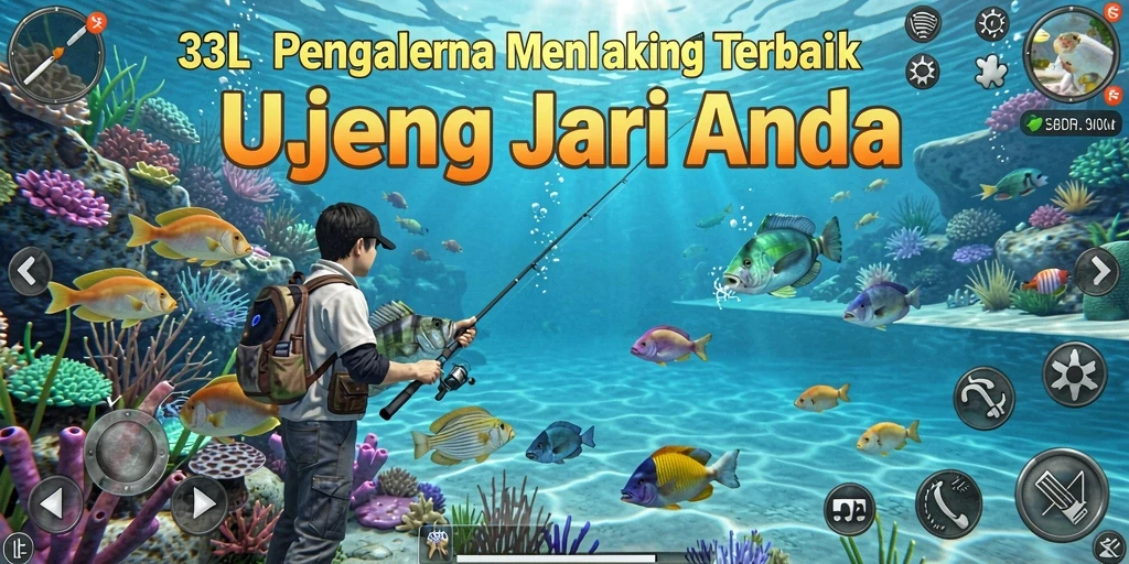 Tangkapan ikan saat bermain 33L dengan grafis menawan.