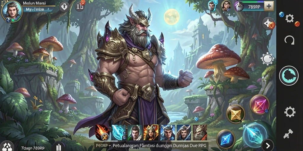 Gameplay RPG yang mendebarkan dan kaya cerita.