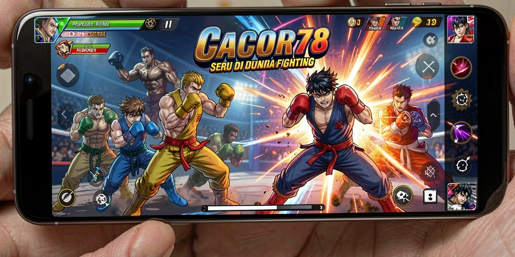 Screenshot utama CACOR78 menampilkan aksi pertarungan yang mendebarkan dan momen kunci gameplay.