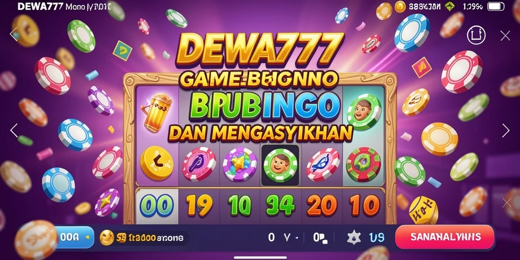 Tampilan gameplay Bingo yang seru dan interaktif.