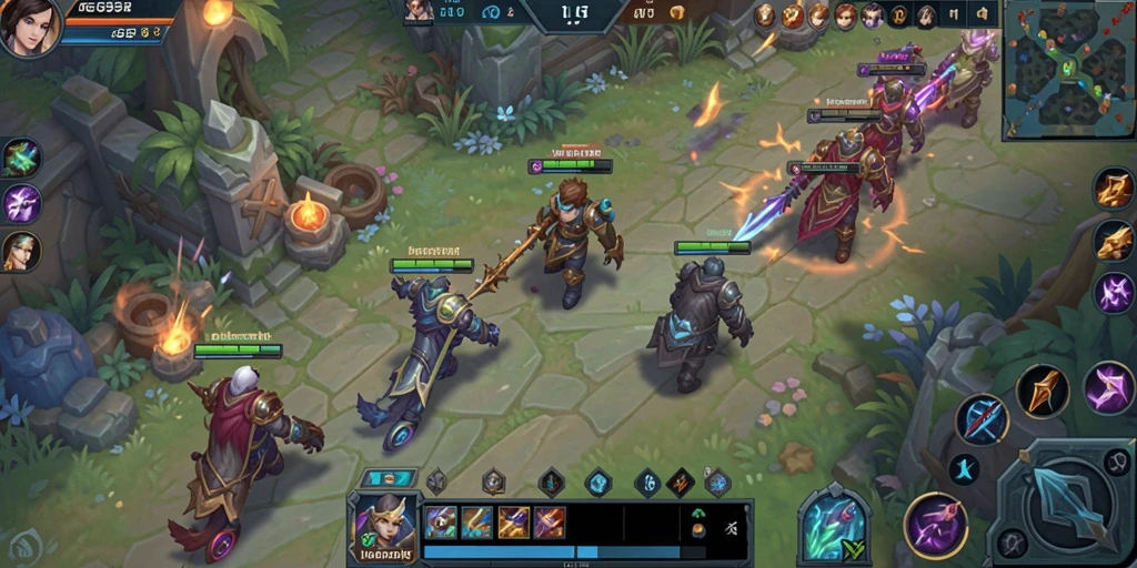 Tampilan gameplay GG99 yang mendebarkan di arena pertarungan