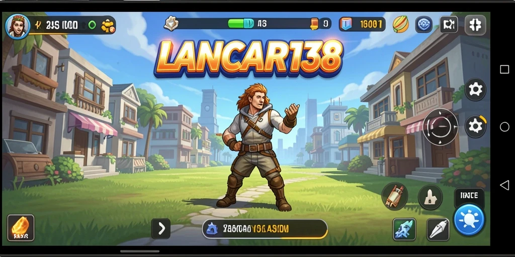 Tampilan gameplay yang menarik dalam LANCAR138 dengan karakter unik.