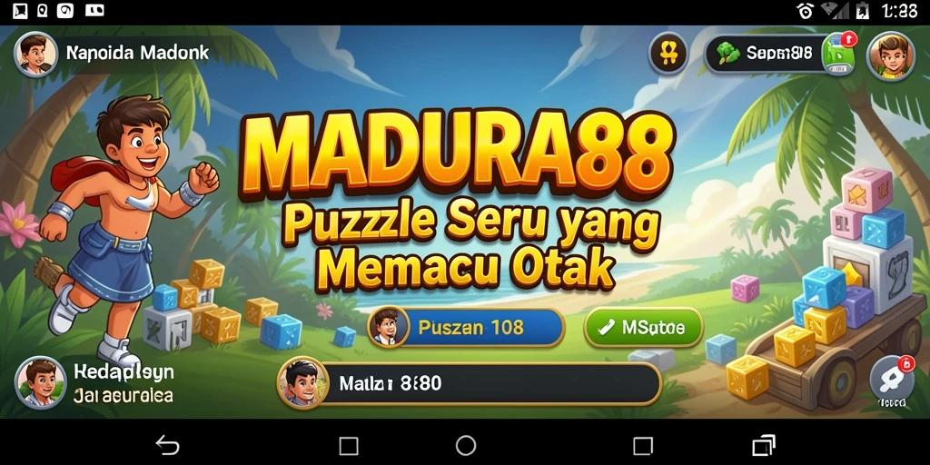 Tampilan gameplay menarik MADURA88 dengan berbagai puzzle menantang.