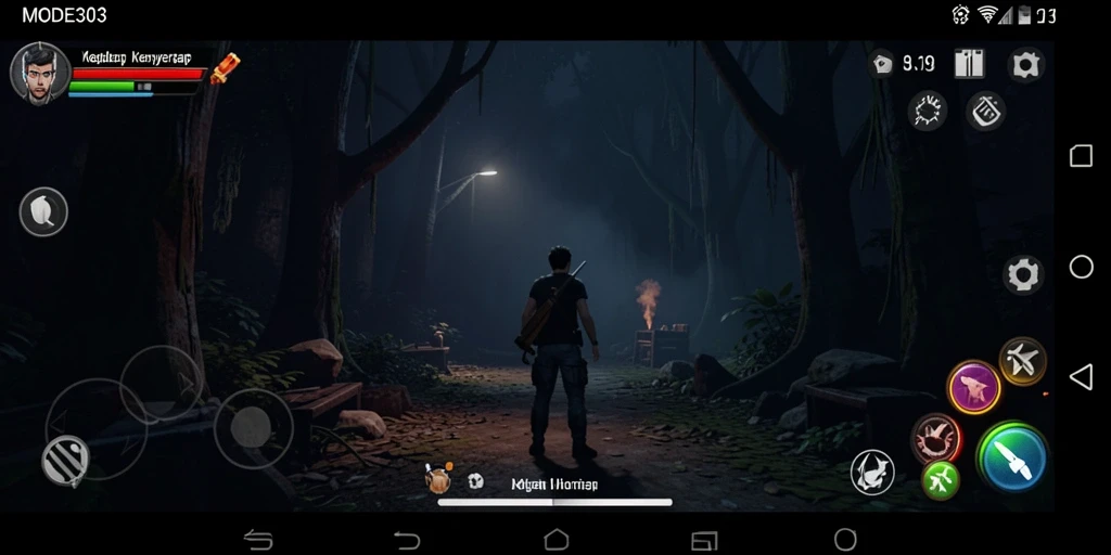 Gameplay menegangkan di dunia kegelapan MODE303.