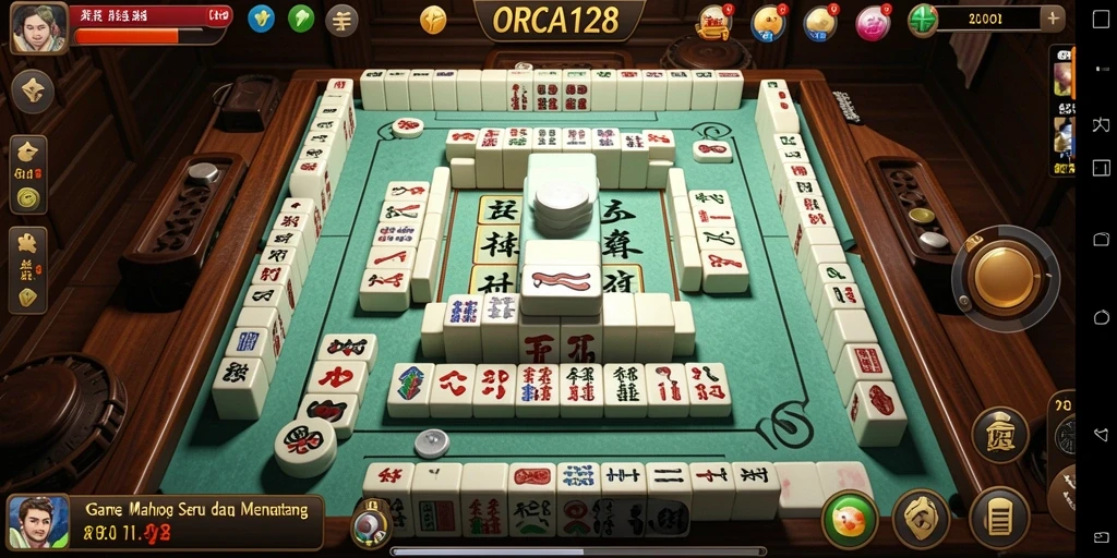 Tampilan gameplay seru dalam ORCA128 yang menantang.