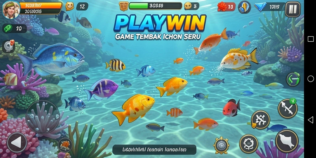 Screenshot gameplay Tembak Ikan di PLAYWIN.