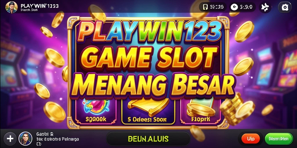 Screenshot gameplay PLAYWIN123 menampilkan momen seru dari permainan slot.