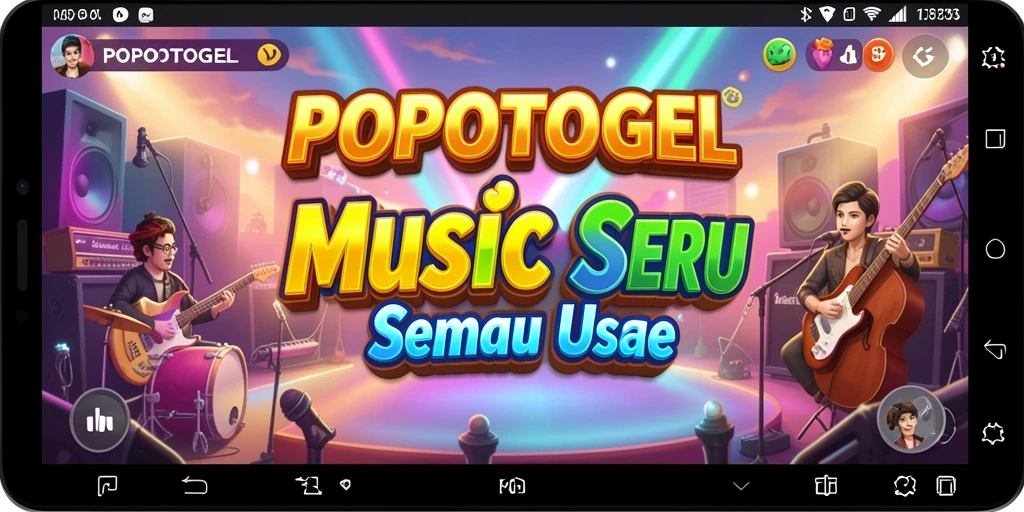 Tampilan gameplay seru dan interaktif dari <strong>POPOTOGEL</strong> dengan berbagai pilihan lagu.
