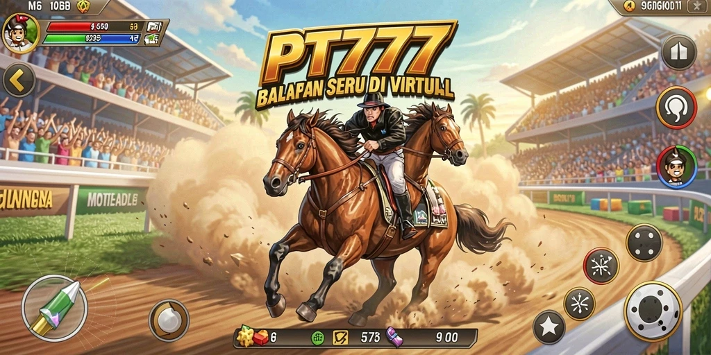 Gameplay PT777 yang seru dalam balapan yang penuh adrenalin.