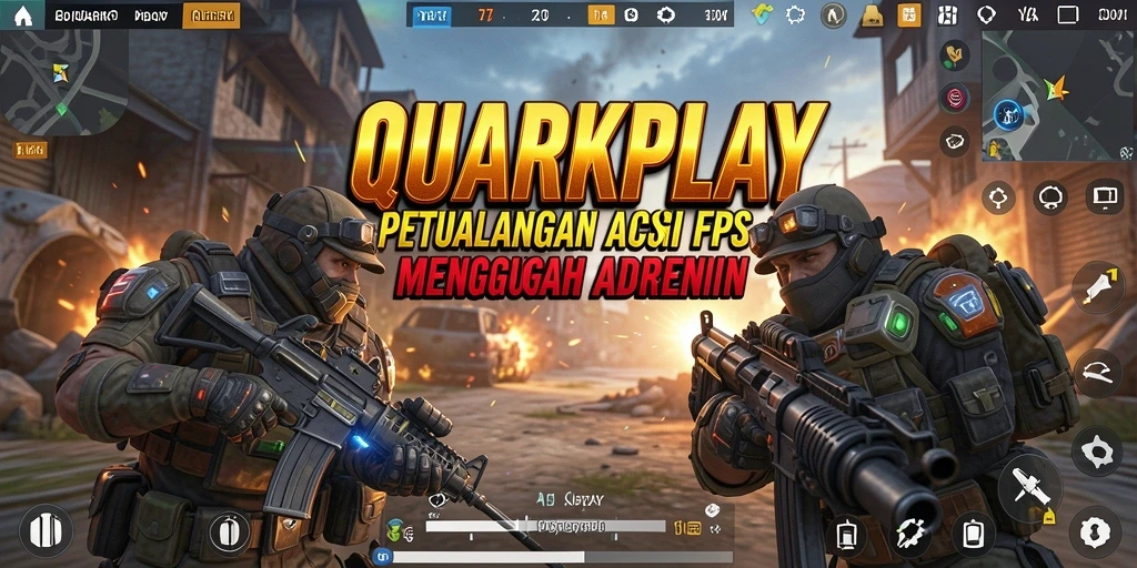 Gameplay epik di QUARKPLAY dengan aksi tembak-menembak memukau.