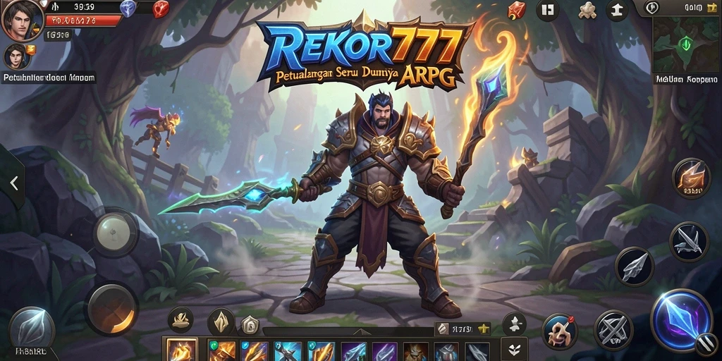 Gameplay seru di dunia fantasi ARPG REKOR777.