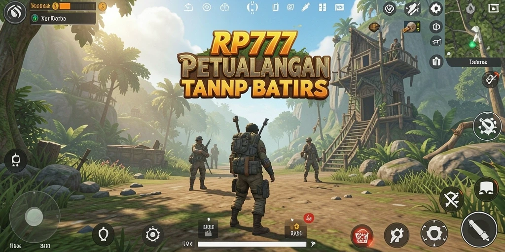Tampilan gameplay Open World yang menakjubkan di RP777.