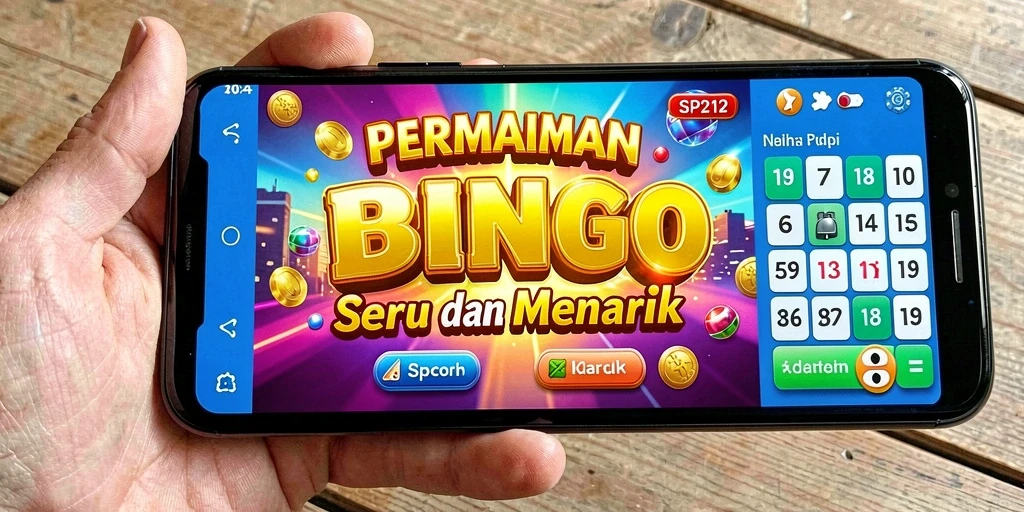 Tampilan gameplay Bingo yang seru dan penuh aksi.