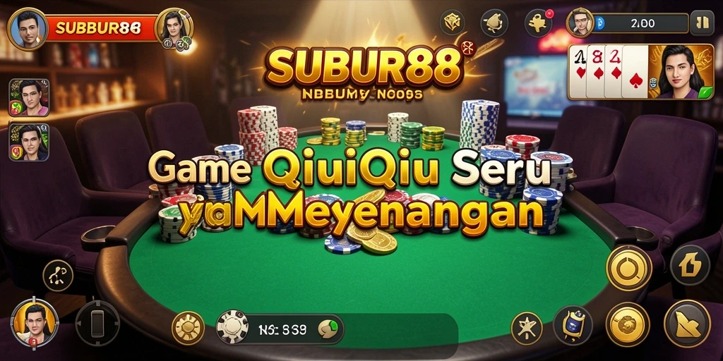 Tampilan gameplay QiuQiu seru dan penuh strategi.